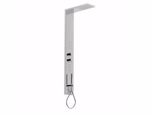 SURF - F1631 - Wall-mounted thermostatic shower panel with overhead shower _ Rubinetteria Giulini